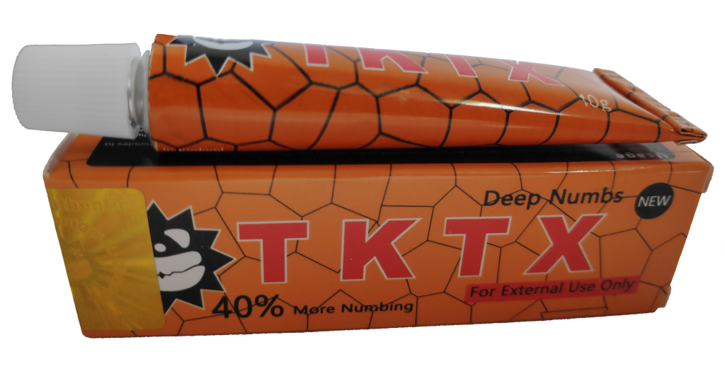 znecitlivující krém na tetování TKTX 40%
