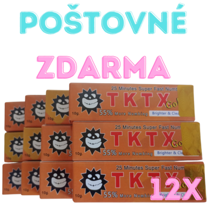 Umrtvovací krém na tetování – TKTX 55% Gold
