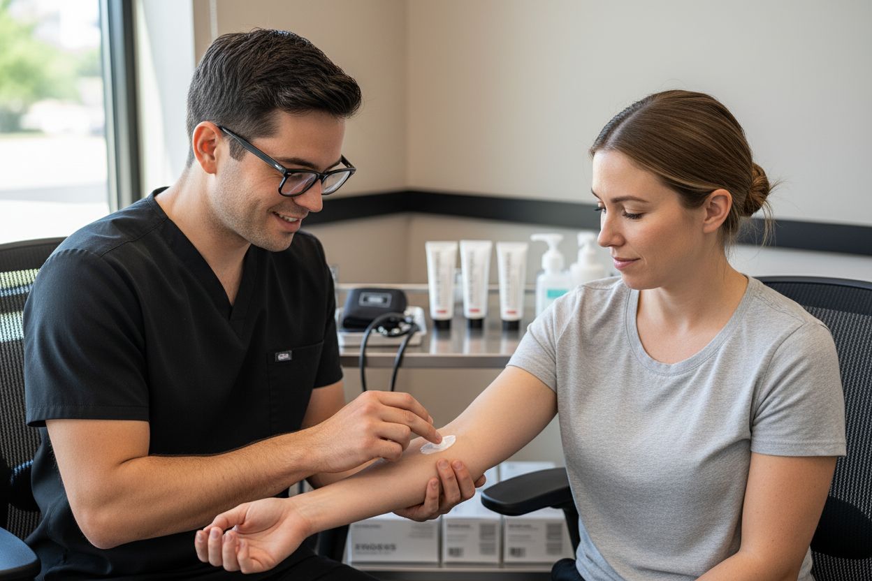 aplikace anestetického krému