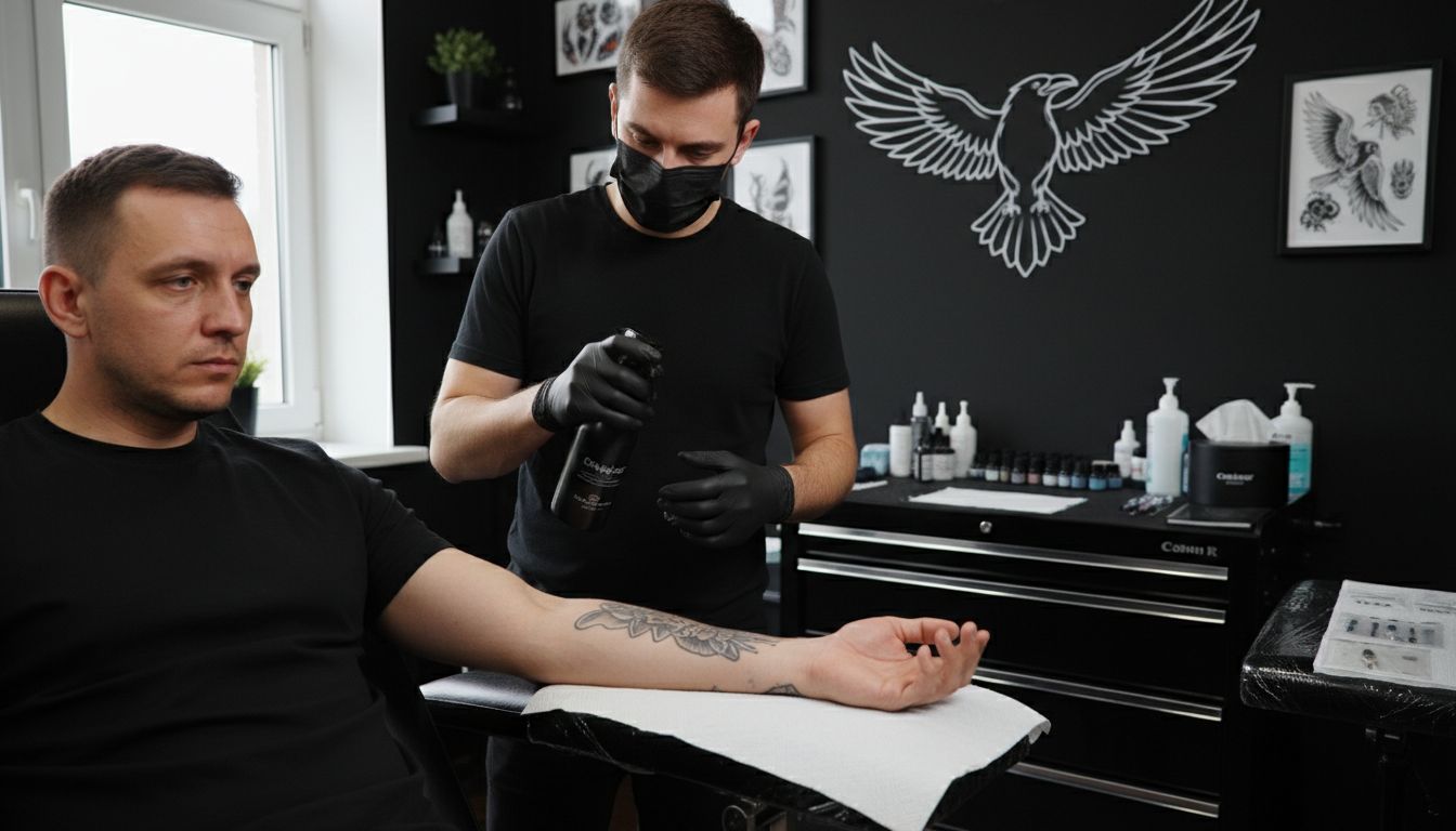 tetovací studio příprava