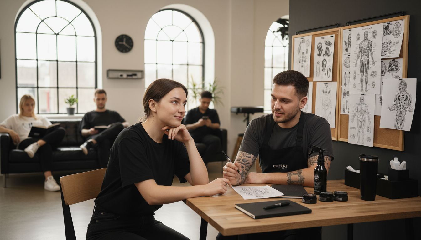 příprava na tetování