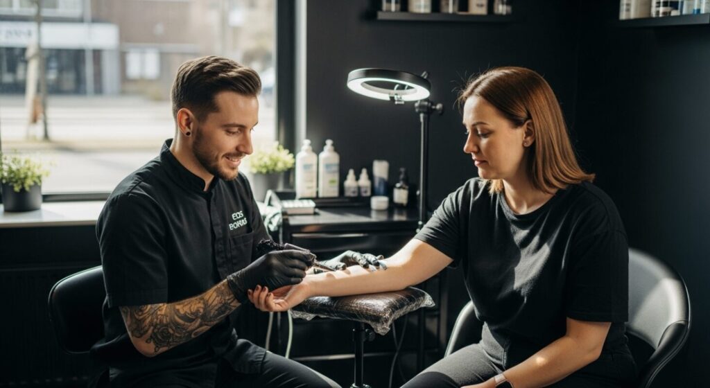 role přípravy pokožky před tetováním