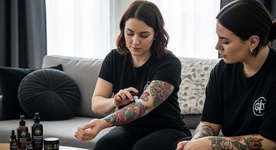 aktivní složky v krémech na tetování