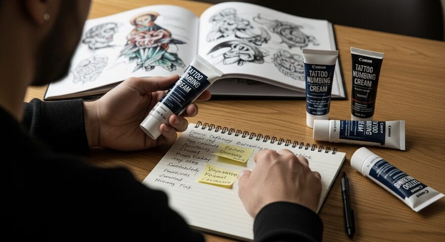 jak vybrat znecitlivující krém na tetování