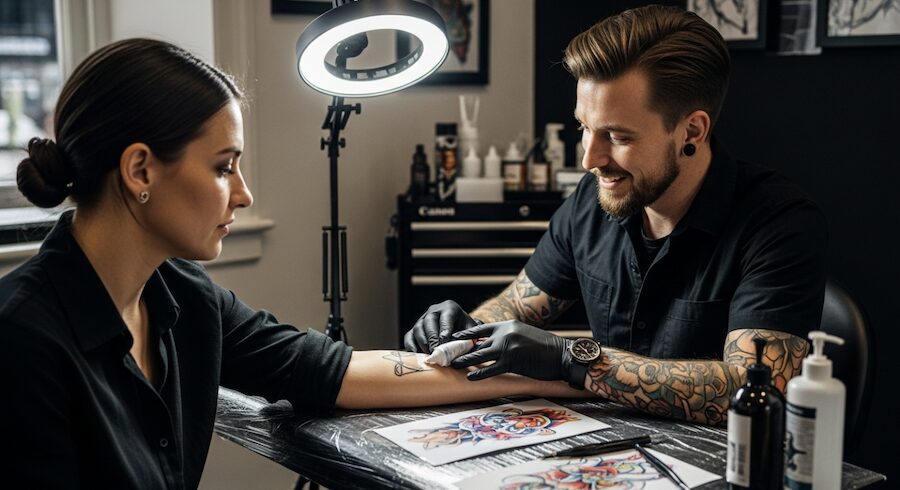 role znecitlivujícího krému při tetování