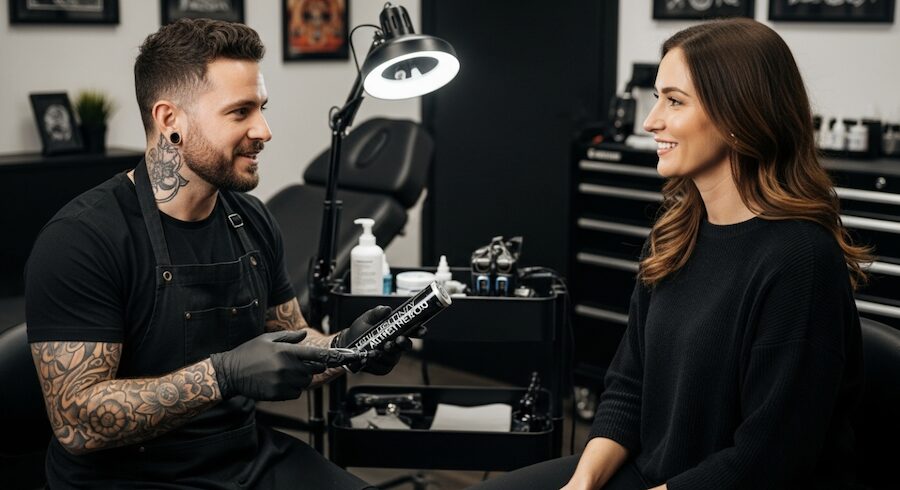 co je anesteziologický postup při tetování