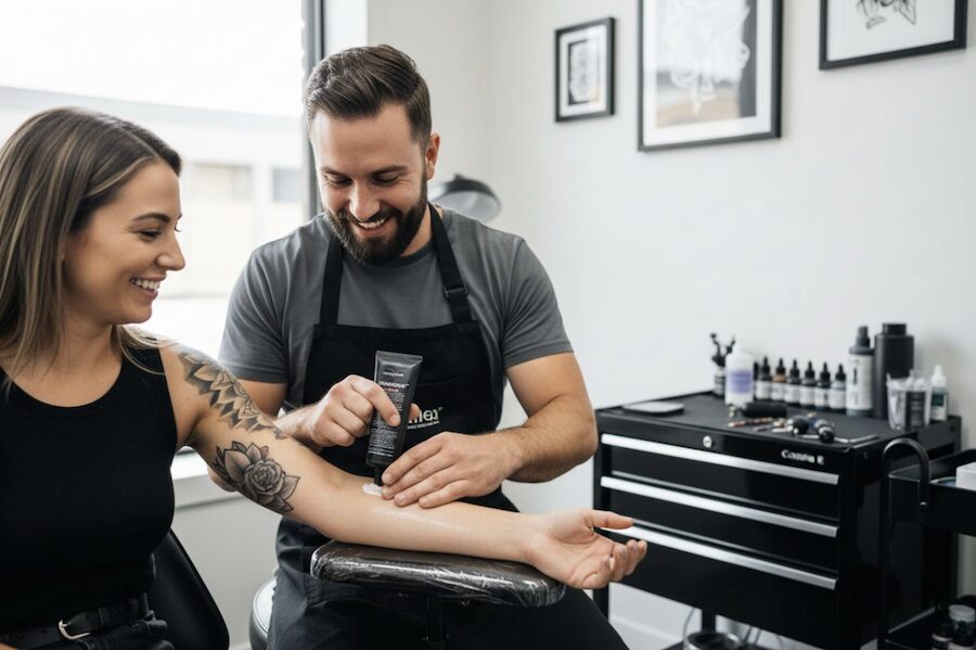 role krémů před tetováním