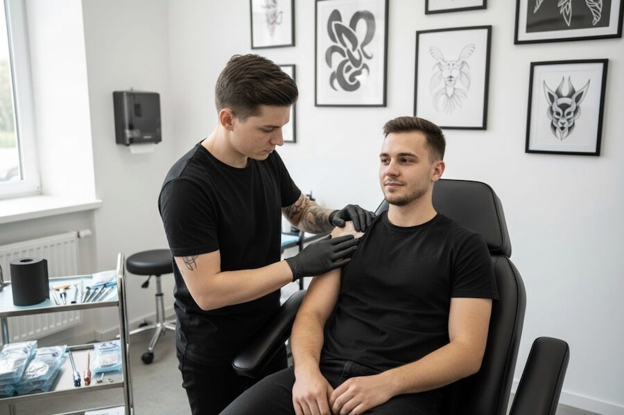 průvodce před tetováním